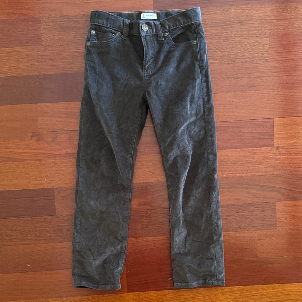 Crewcuts Charcoal Corduroy Kids Pants